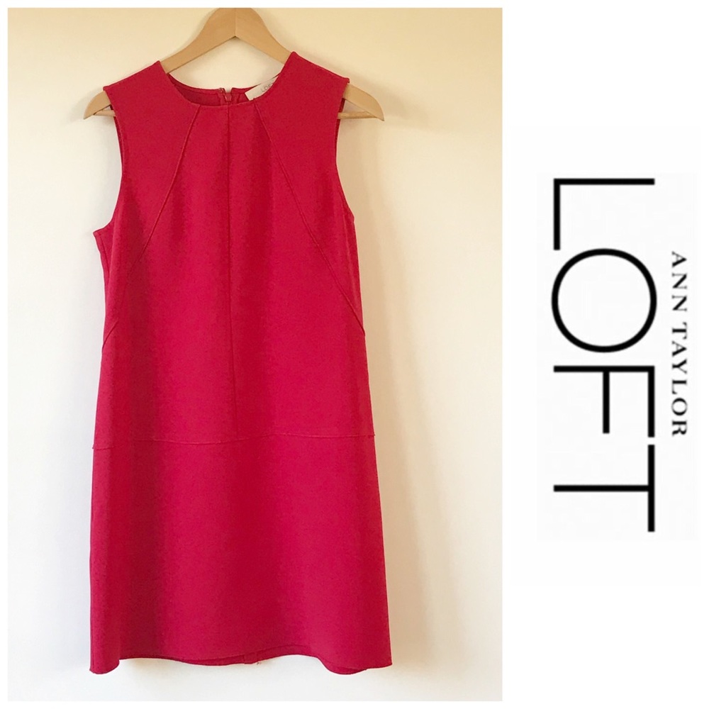 Ann Taylor Loft red dress